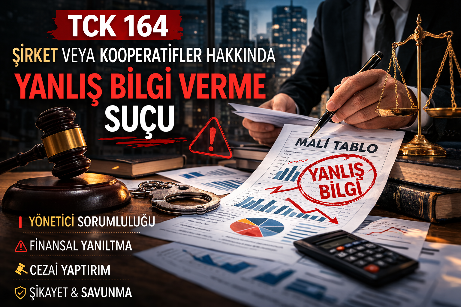 Şirket veya Kooperatifler Hakkında Yanlış Bilgi Verme Suçu 