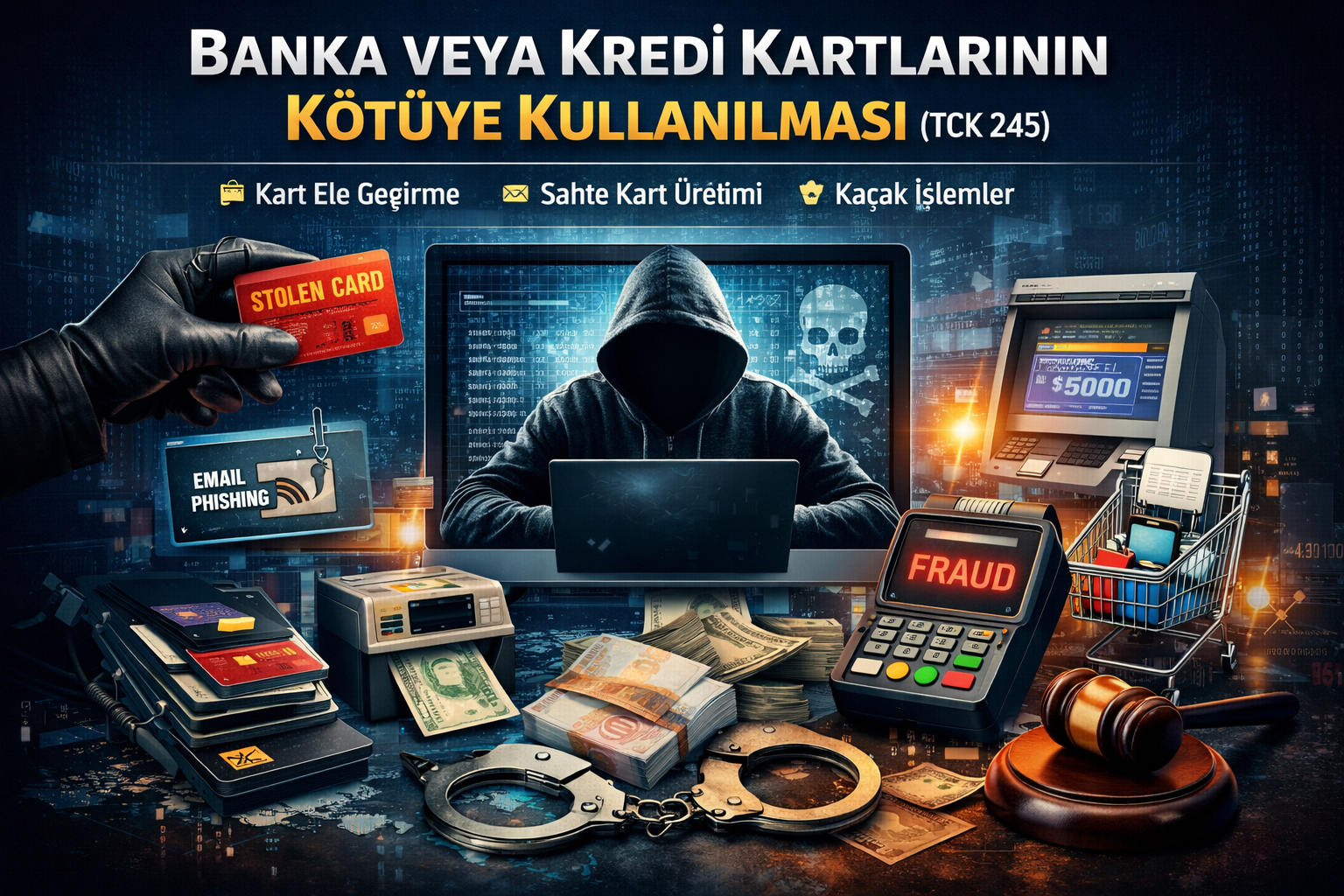 TCK Madde 245 – Banka veya Kredi Kartlarının Kötüye Kullanılması Suçları