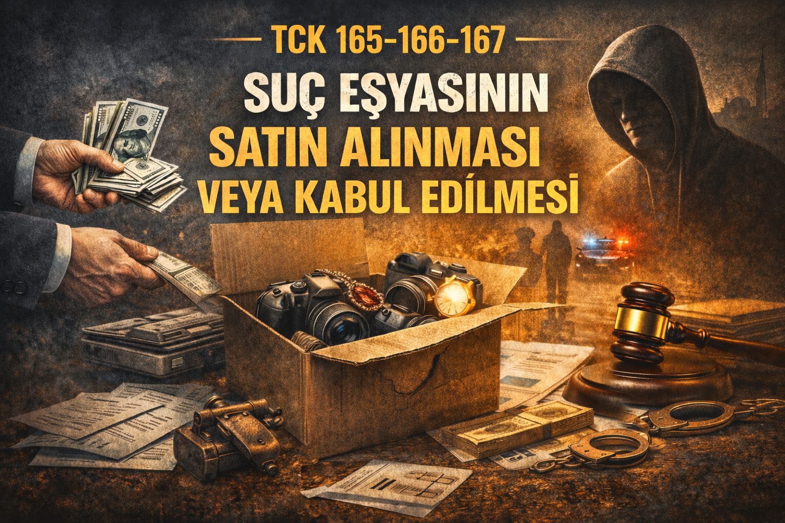 TCK mad.165-166-167 Suç Eşyasının Satın Alınması veya Kabul Edilmesi