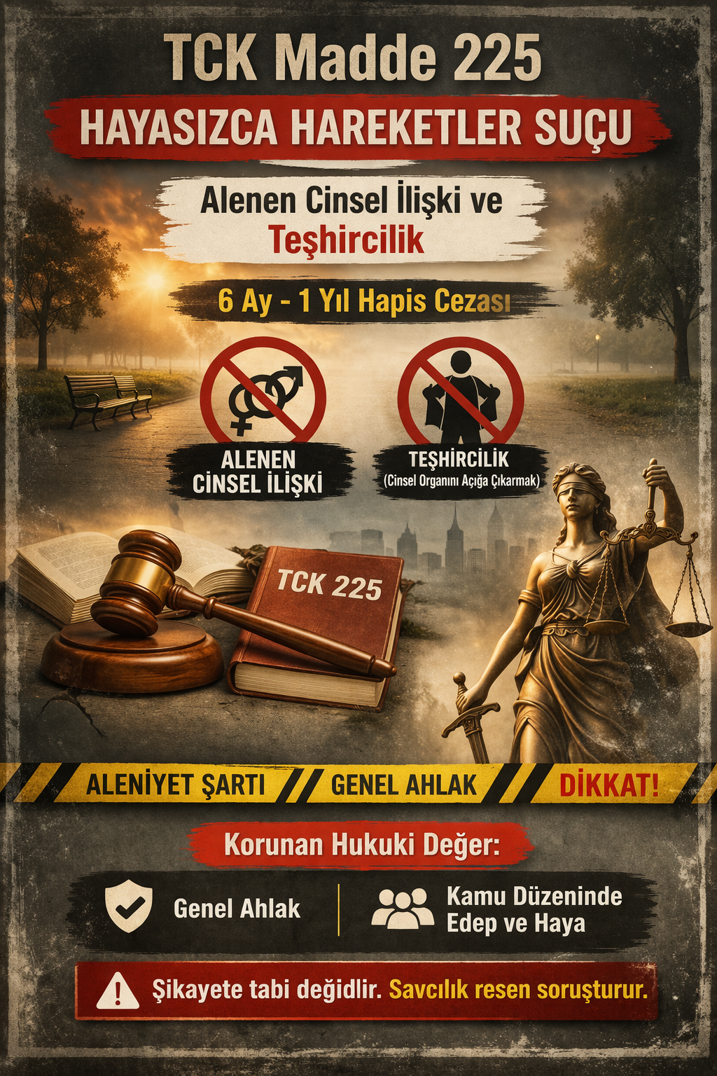 TCK Madde 225 – Hayasızca Hareketler Suçu