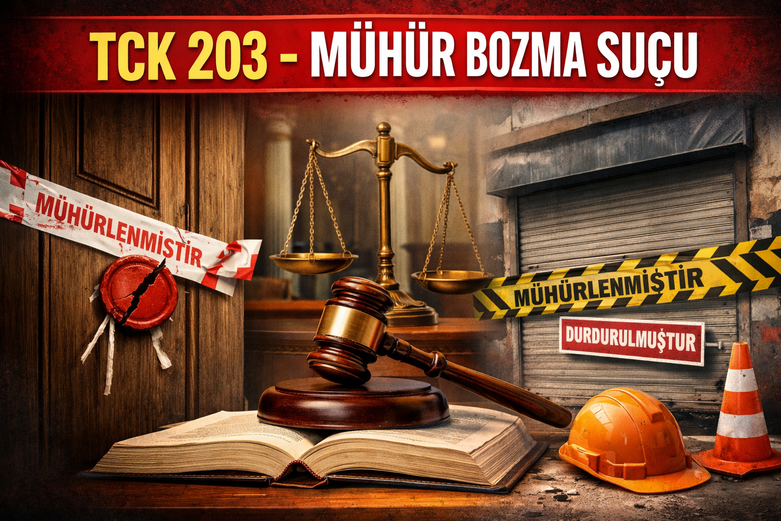 TCK Madde 203 – Mühür Bozma Suçu