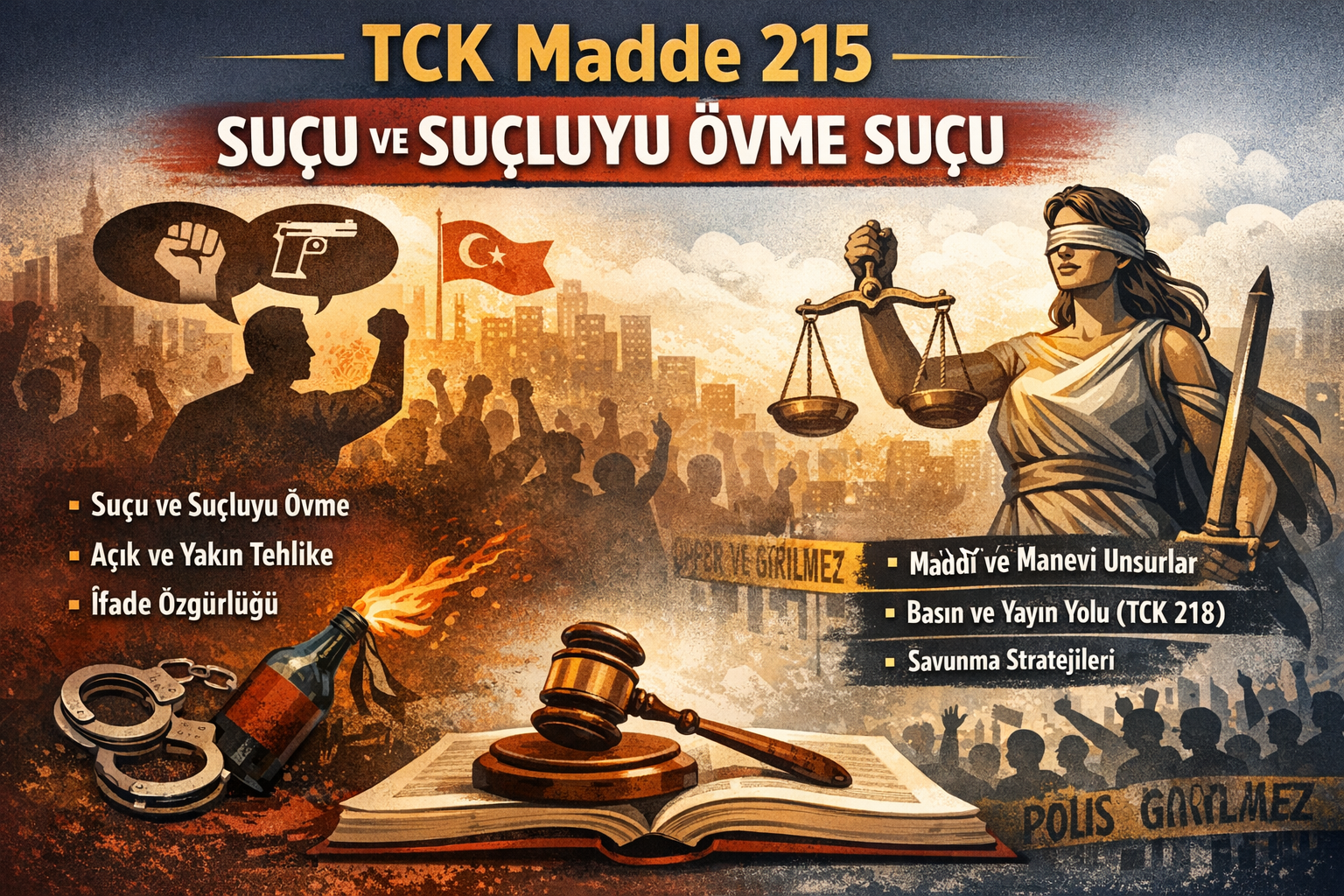TCK Madde 215 – Suçu ve Suçluyu Övme Suçu